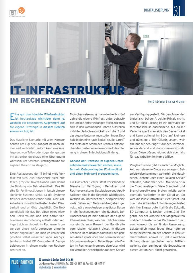 IT-Infrastruktur im Rechenzentrum