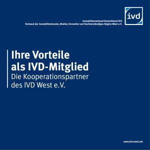 Online-Partnerbroschüre 2021 des IVD West e.V.