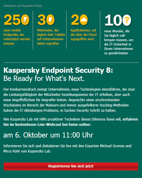 Kaspersky Endpoint Security 8: Be Ready for What is Next